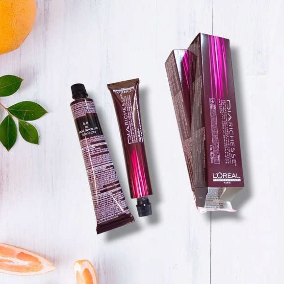 L'Oreal Professionnel DIARichesse 2 Tubes Ammonia-Free 5.8/5M Mocha Cappuccino - Picture 9 of 16